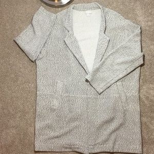 Ava & Viv Ivory & grey marled knit sweater
